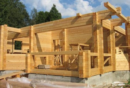 Как строятся деревянные дома из профилированного бруса