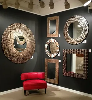 Декоративные зеркала в интерьере