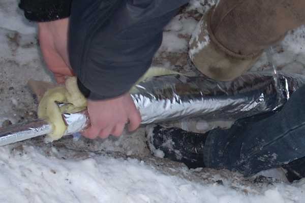 Как не заморозить водопровод на даче