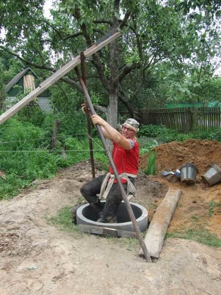 Как выкопать колодец на даче, возле дома