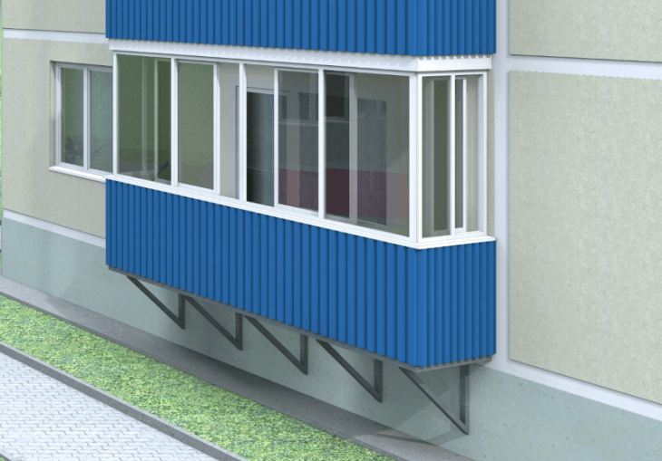 Технологии и виды обшивок балконов снаружи